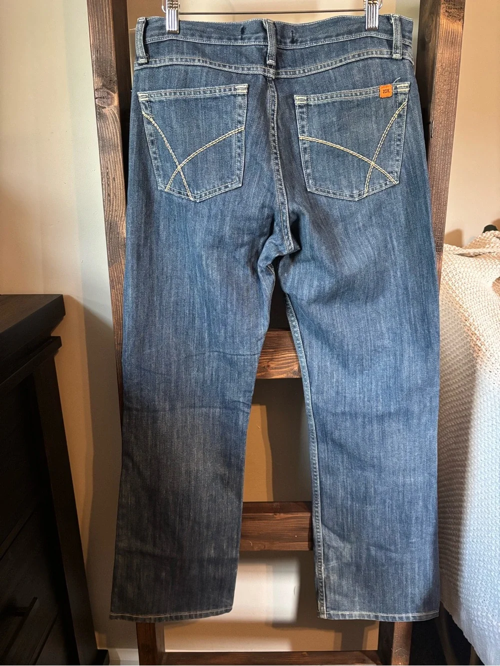 Wrangler 20X FR Men's Flame Resistant Jeans 31x32 CAT2 Blue Work Denim